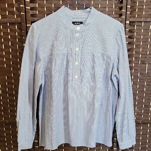A.P.C. Light Blue Casual Button Down Shirt